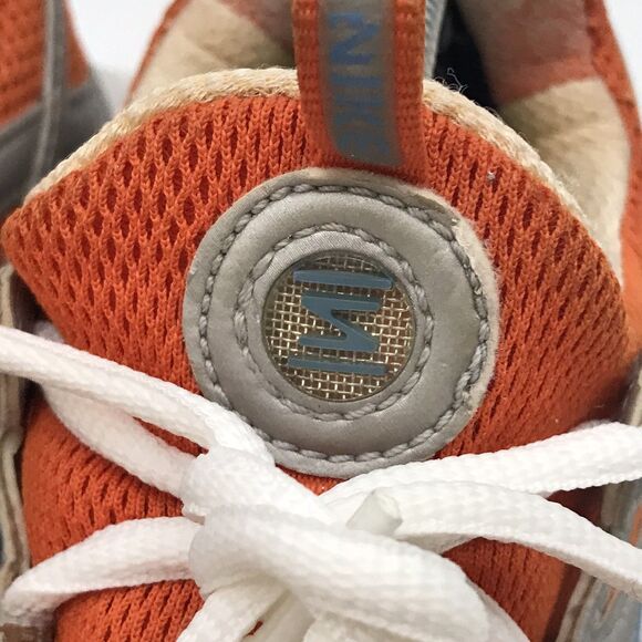 Nike Air Zoom Shox 2:45 Running Shoe Women's  7 Orange Blue Mesh Low Top Lace Up - Picture 10 of 12